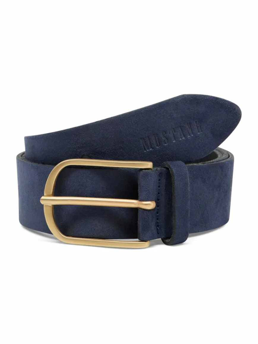 Mustang Gürtel*Damen Gürtel blau uni