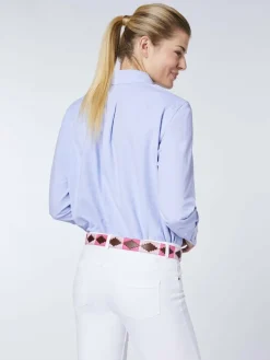 Polo Sylt Gürtel*Damen Gürtel braun pink gemustert