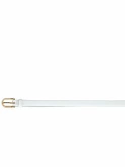 Weinmann Gürtel*Damen Gürtel aus Leder weiß uni