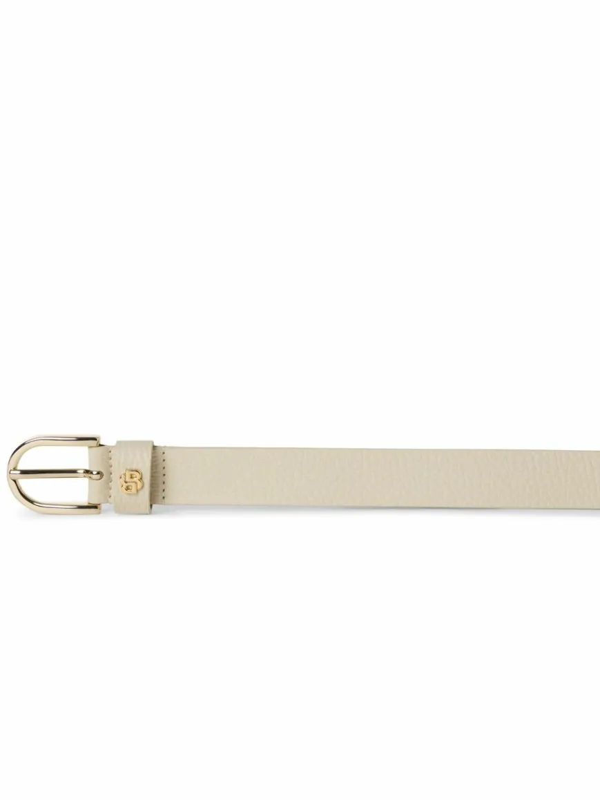 BOSS Gürtel*Damen Gürtel aus Leder - Scarlet ecru uni