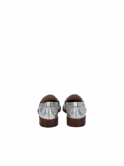 Crickit Slipper*Damen Halbschuh - ORLANDO silber uni