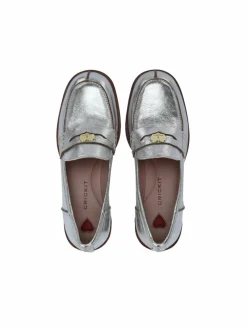 Crickit Slipper*Damen Halbschuh - ORLANDO silber uni