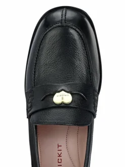 Crickit Slipper*Damen Halbschuh - ORLANDO schwarz uni