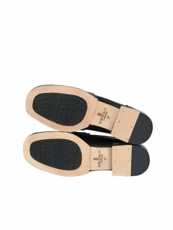 Crickit Slipper*Damen Halbschuh - ORLANDO schwarz uni