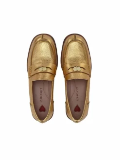Crickit Slipper*Damen Halbschuh - ORLANDO gold uni