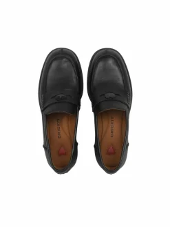 Crickit Slipper*Damen Halbschuh - PATRIZIA schwarz bedruckt