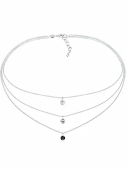 Elli Schmuck*Damen Halskette silber uni