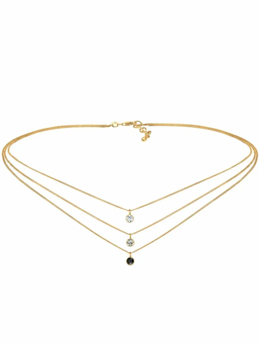 Elli Schmuck*Damen Halskette gold uni