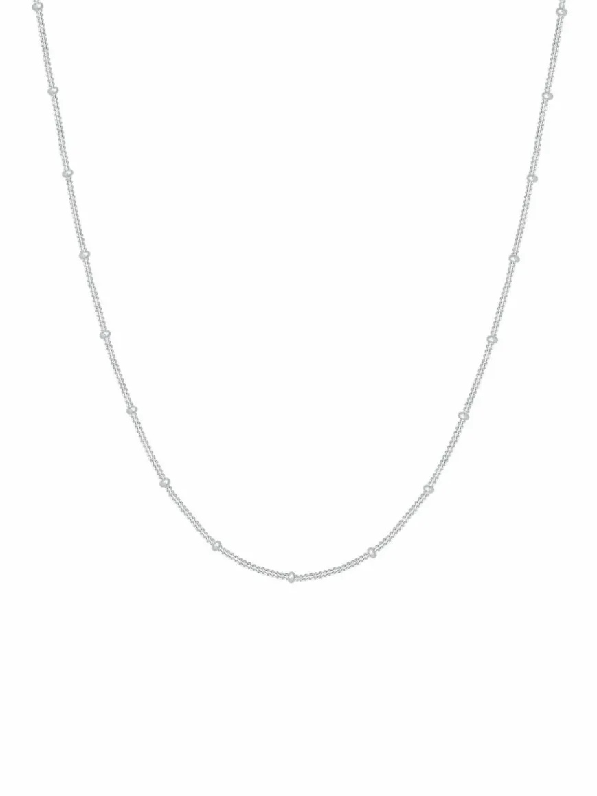 Elli Schmuck*Damen Halskette silber uni