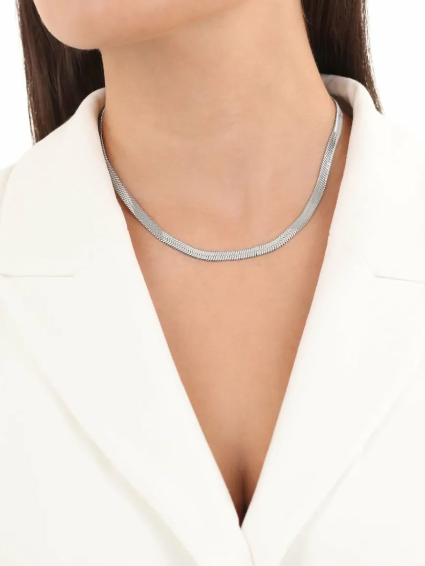 s.Oliver Schmuck*Damen Halskette silber uni