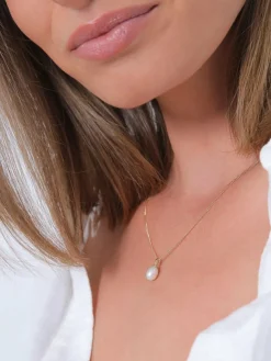 Elli Schmuck*Damen Halskette gold uni