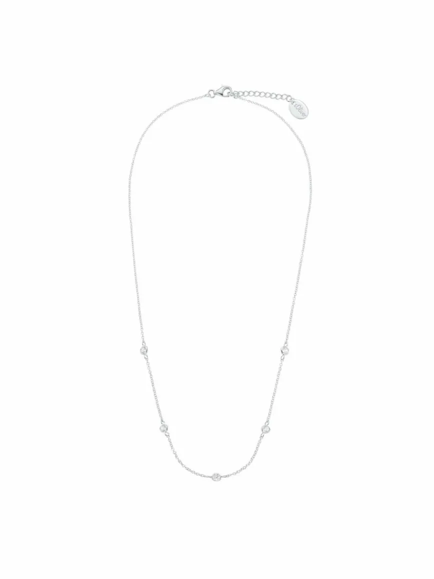s.Oliver Schmuck*Damen Halskette silber uni