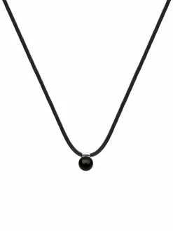 Nenalina Schmuck*Damen Halskette schwarz uni
