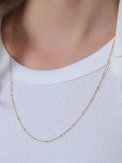 Elli Schmuck*Damen Halskette gold uni