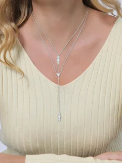 Elli Schmuck*Damen Halskette silber uni