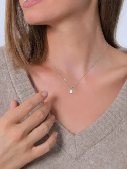 Elli Schmuck*Damen Halskette silber uni