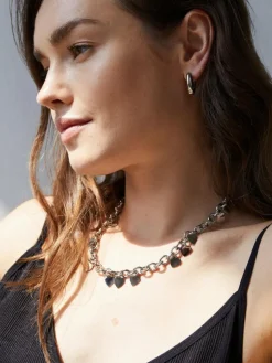 Echtzeit Schmuck*Damen Halskette - Endless Love silber uni