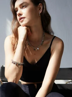 Echtzeit Schmuck*Damen Halskette - Endless Love silber uni