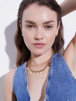 Echtzeit Schmuck*Damen Halskette - Endless Love gold uni