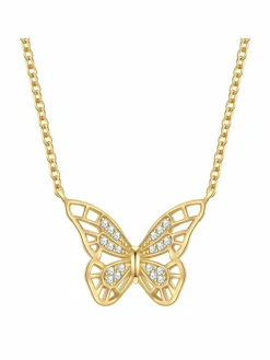 Rafaela Donata Schmuck*Damen Halskette - Schmetterling gold uni