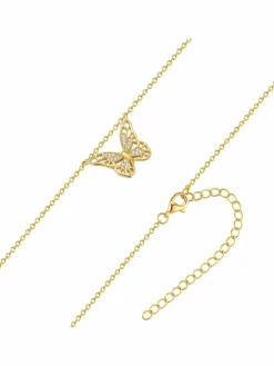 Rafaela Donata Schmuck*Damen Halskette - Schmetterling gold uni