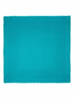 Codello Schals & Tücher*Damen Halstuch 60COTTON 40MODAL 140X140CM türkis uni