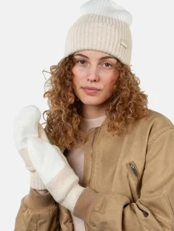 Barts Handschuhe*Damen Handschuhe beige gestreift