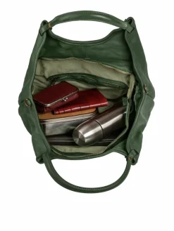 Samantha Look Taschen & Rucksäcke*Damen Handtasche grün uni