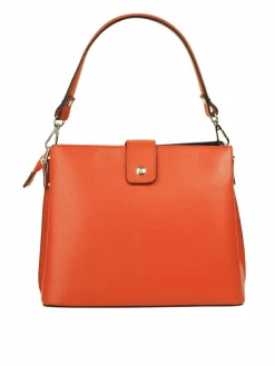 Cluty Taschen & Rucksäcke*Damen Handtasche orange uni