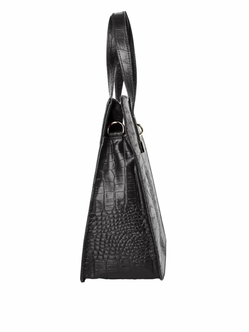Cluty Taschen & Rucksäcke*Damen Handtasche schwarz uni