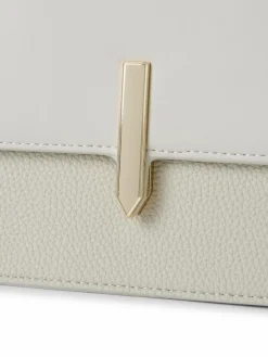 Seidenfelt Taschen & Rucksäcke*Damen Handtasche ecru gold uni