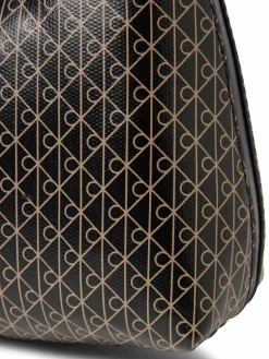 Calvin Klein Taschen & Rucksäcke*Damen Handtasche schwarz sand gemustert