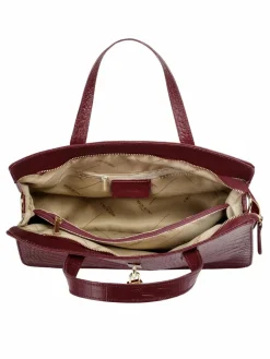 Cluty Taschen & Rucksäcke*Damen Handtasche rot uni