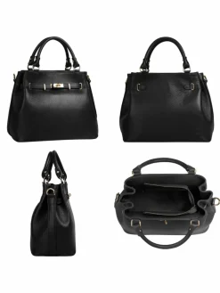 Samantha Look Taschen & Rucksäcke*Damen Handtasche schwarz uni