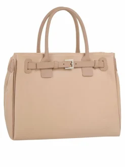 Cluty Taschen & Rucksäcke*Damen Handtasche nude uni