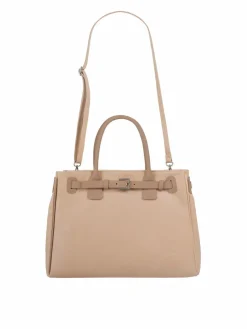 Cluty Taschen & Rucksäcke*Damen Handtasche nude uni