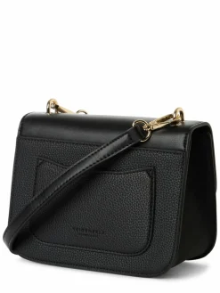 Seidenfelt Taschen & Rucksäcke*Damen Handtasche schwarz gold uni