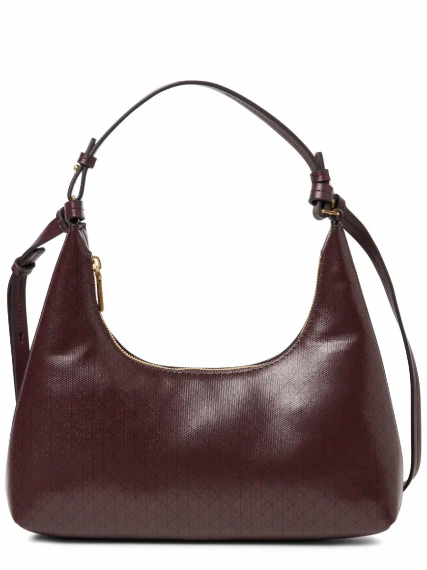 Calvin Klein Taschen & Rucksäcke*Damen Handtasche aubergine schwarz gemustert