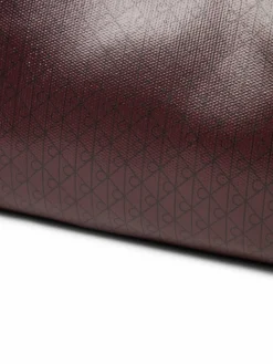 Calvin Klein Taschen & Rucksäcke*Damen Handtasche aubergine schwarz gemustert