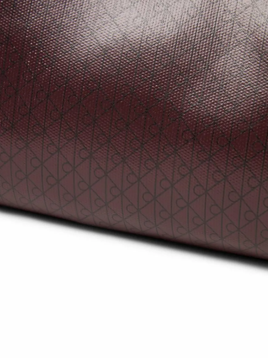 Calvin Klein Taschen & Rucksäcke*Damen Handtasche aubergine schwarz gemustert