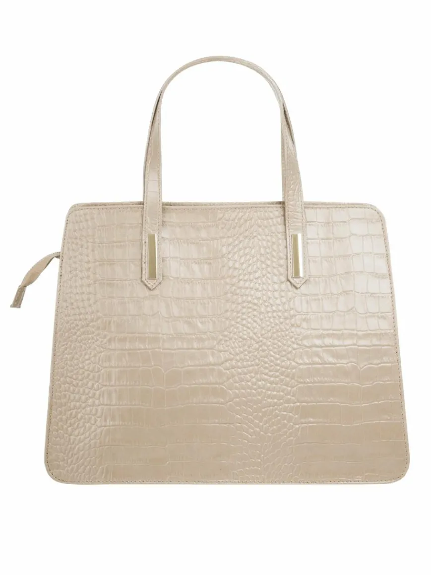 Cluty Taschen & Rucksäcke*Damen Handtasche beige uni