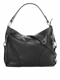 Samantha Look Taschen & Rucksäcke*Damen Handtasche schwarz uni