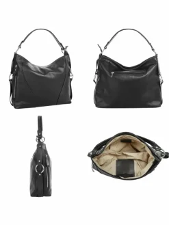 Samantha Look Taschen & Rucksäcke*Damen Handtasche schwarz uni