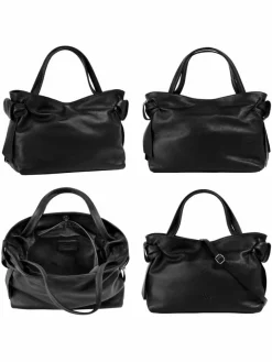 Samantha Look Taschen & Rucksäcke*Damen Handtasche schwarz uni