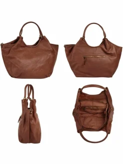 Samantha Look Taschen & Rucksäcke*Damen Handtasche cognac uni