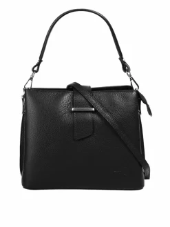 Cluty Taschen & Rucksäcke*Damen Handtasche schwarz uni