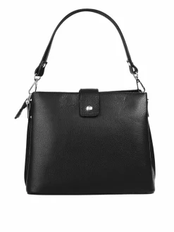 Cluty Taschen & Rucksäcke*Damen Handtasche schwarz uni