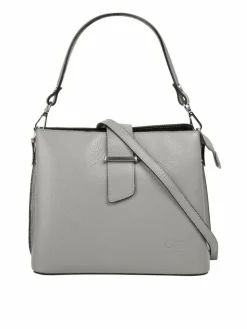 Cluty Taschen & Rucksäcke*Damen Handtasche grau uni