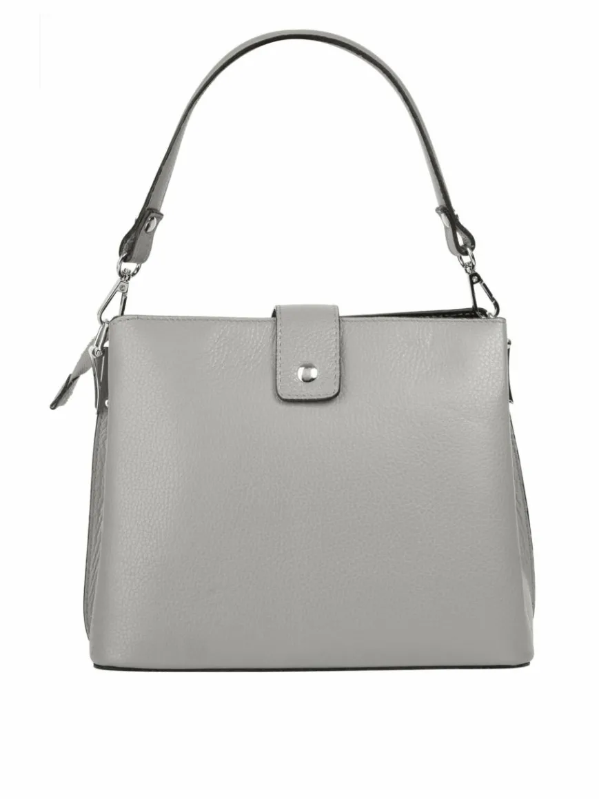 Cluty Taschen & Rucksäcke*Damen Handtasche grau uni