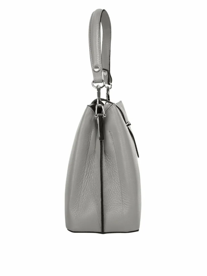 Cluty Taschen & Rucksäcke*Damen Handtasche grau uni